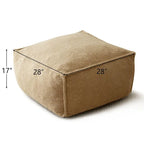 Pouf poggiapiedi a sacco 28x28 per soggiorno