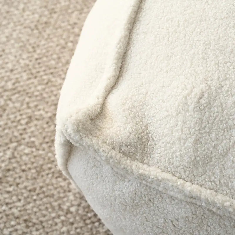 Pouf poggiapiedi a sacco 28x28 per soggiorno