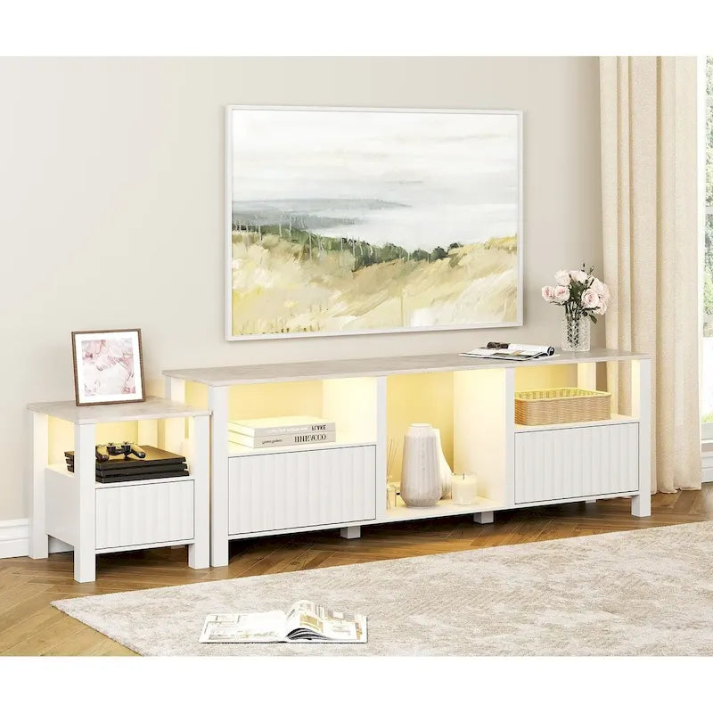 Mobile TV con Luci LED e Mobile Contenitore