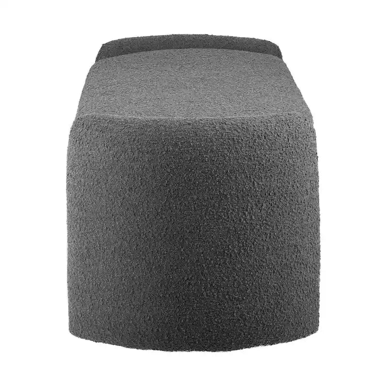 Panca Contenitore Rivestita in Bouclé