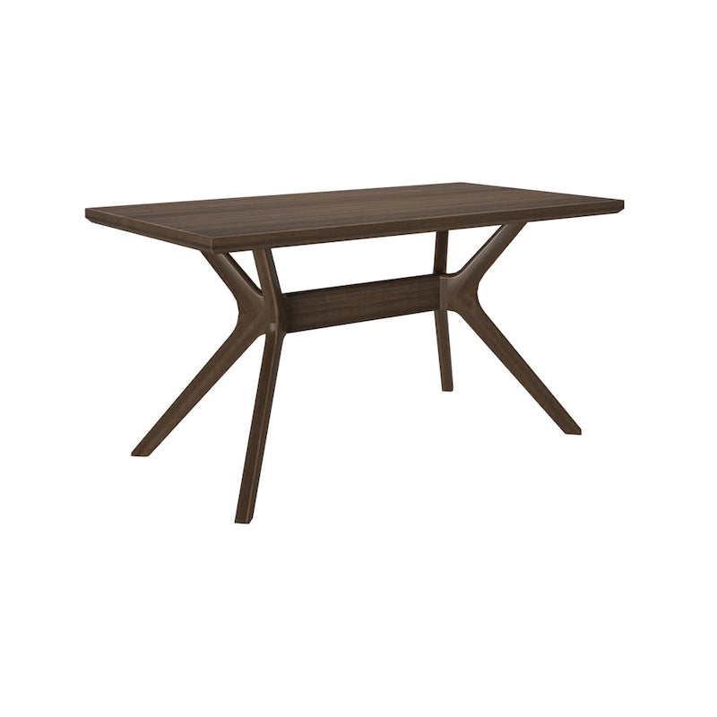 Tavolo da pranzo rettangolare con gambe incrociate - 152 cm