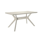 Tavolo da pranzo rettangolare con gambe incrociate - 152 cm