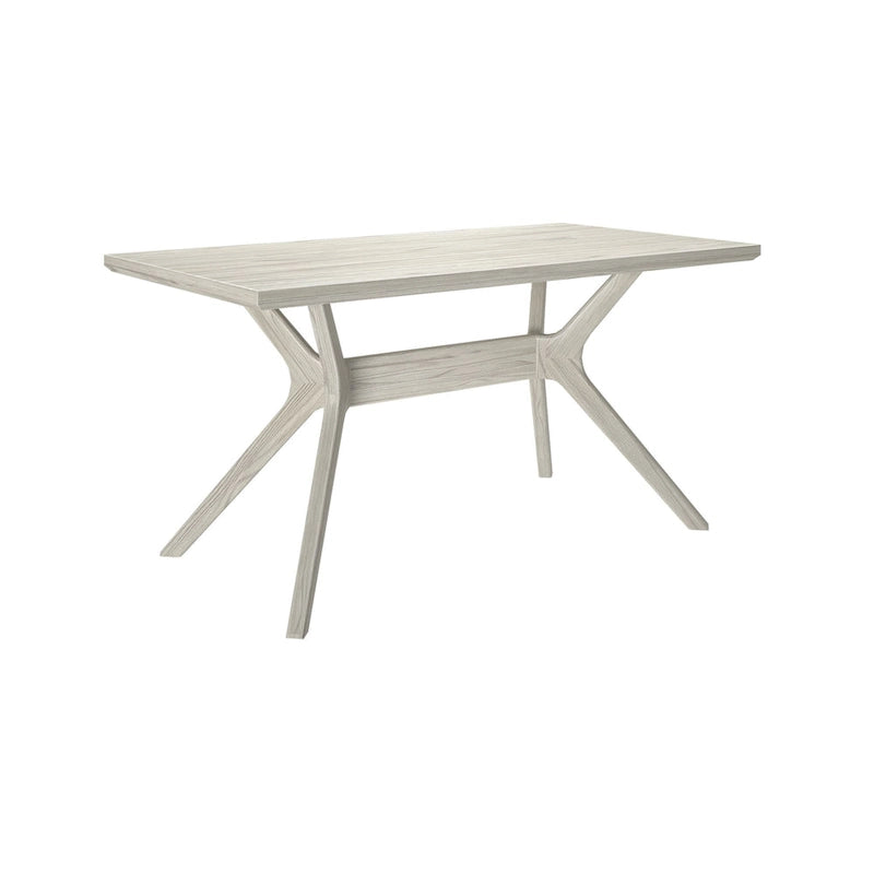 Tavolo da pranzo rettangolare con gambe incrociate - 152 cm