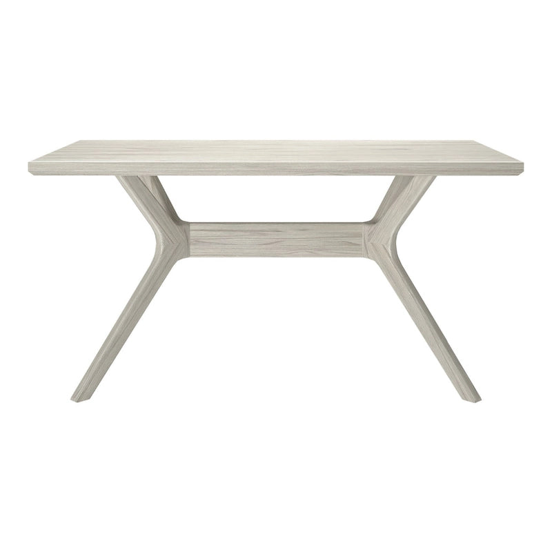 Tavolo da pranzo rettangolare con gambe incrociate - 152 cm
