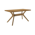 Tavolo da pranzo rettangolare con gambe incrociate - 152 cm