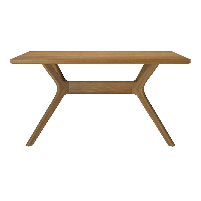 Tavolo da pranzo rettangolare con gambe incrociate - 152 cm