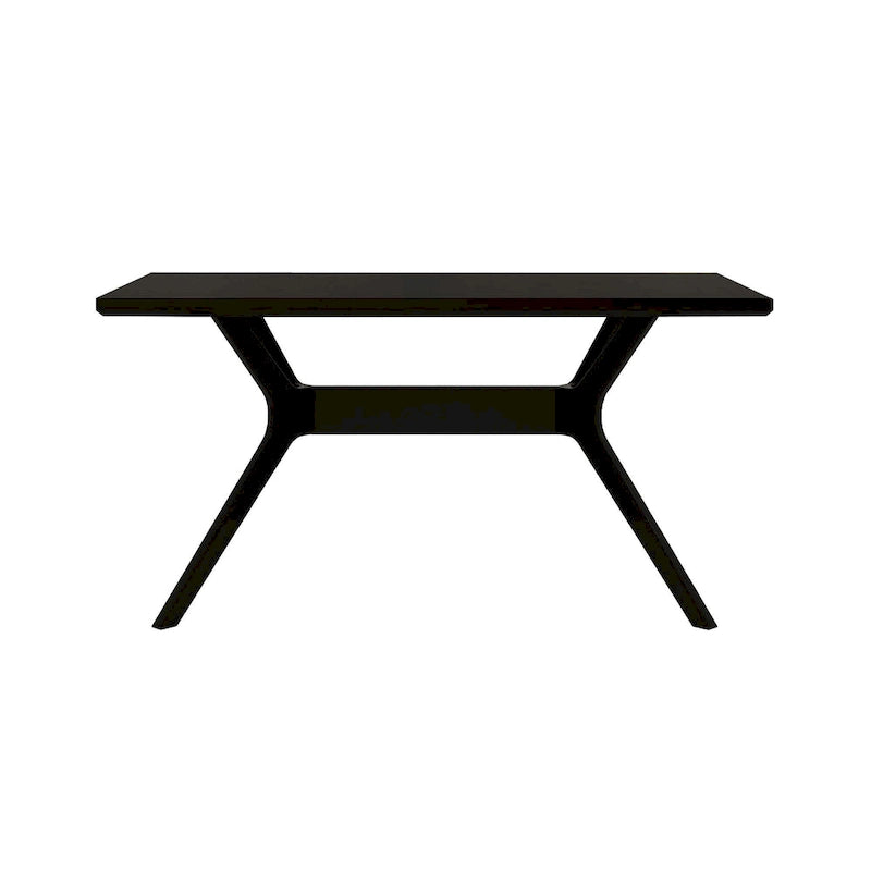 Tavolo da pranzo rettangolare con gambe incrociate - 152 cm
