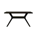 Tavolo da pranzo rettangolare con gambe incrociate - 152 cm