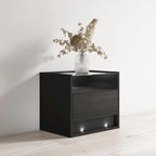 Comodino moderno con LED e cassetti
